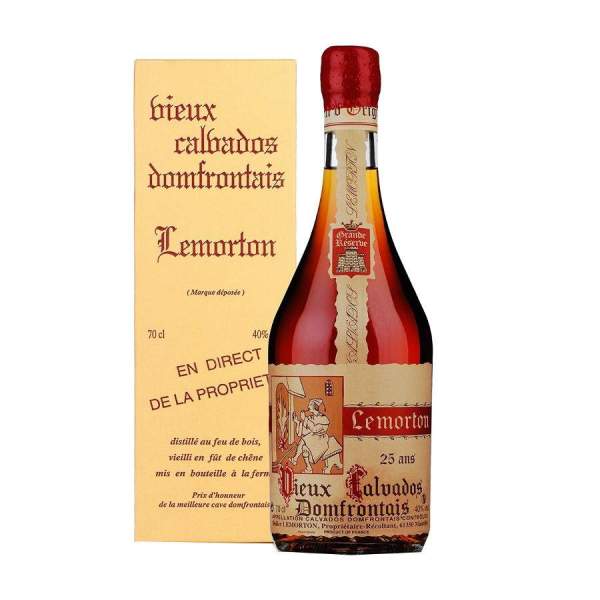 Calvados Lemorton 25 ans 40%vol 70cl