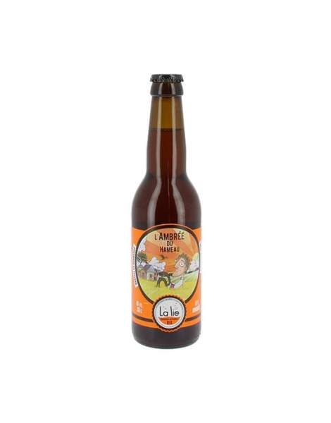 Bière de la Lie L'ambrée du hameau bio 5.6% 33cl