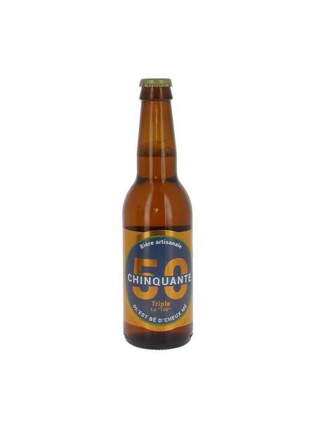 Bière La chinquante triple 8% 33cl