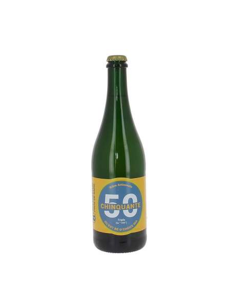 Bière triple La chinquante 8% 75cl