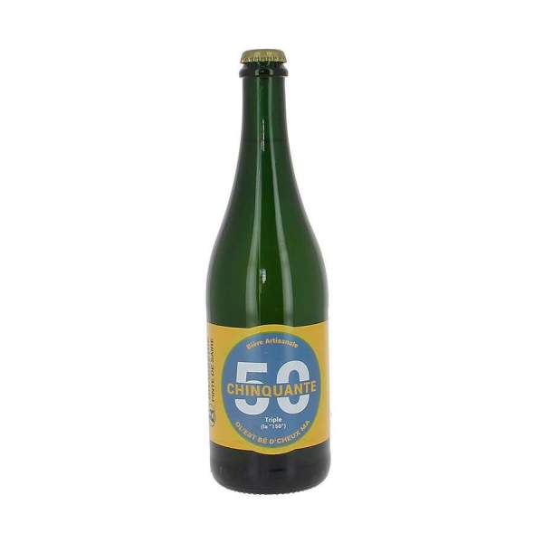Bière triple La chinquante 8% 75cl