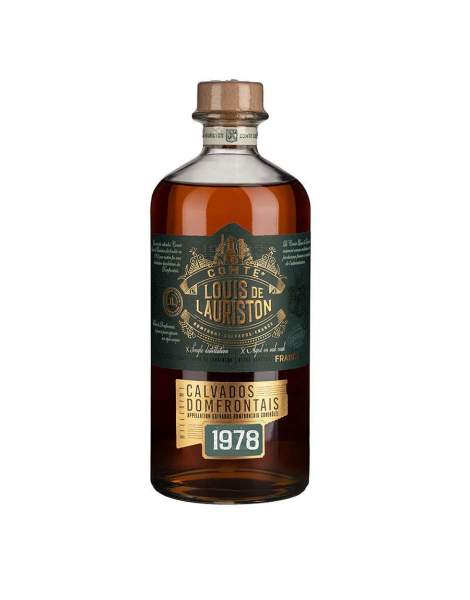 Calvados millésimé 1978 Lauriston 70cl 42%