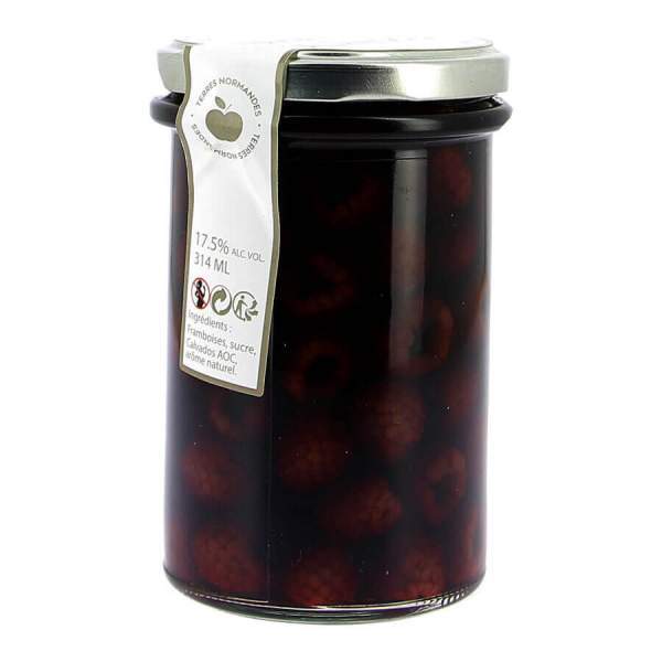 Framboises au calvados 31,4cl Les roubignôles Terres normandes