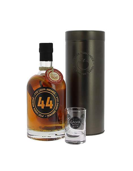 P'tit calva arrangé 44 Cuvée de Noël Terres normandes 50cl 44%
