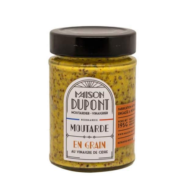 Moutarde en grain 195g