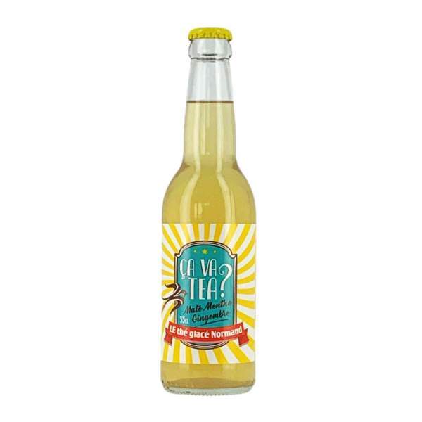 La ferme de la plantaire noire Ça Va Tea blanc Rhubarbe 33cl