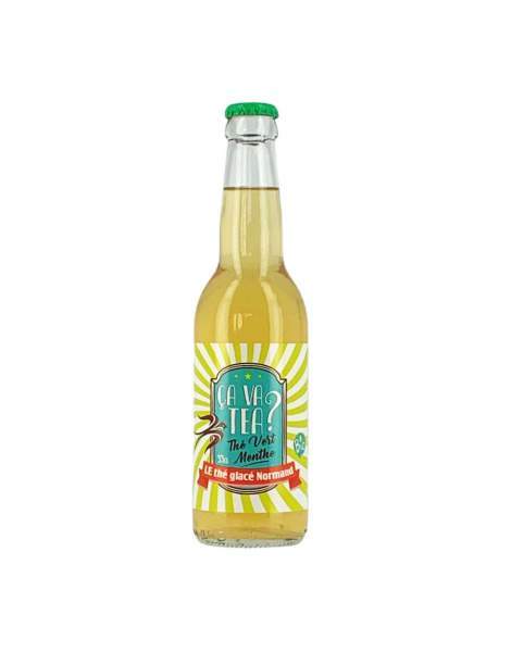 La ferme de la plantaire noire Ça Va Tea blanc Rhubarbe 33cl