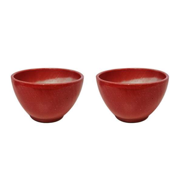 2 Bolées à cidre en grès rouges 20cl Poterie Turgis