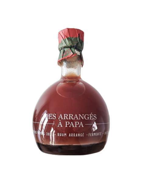 Rhum arrangé fraise et basilic Société des alcools à papa 70cl 35%