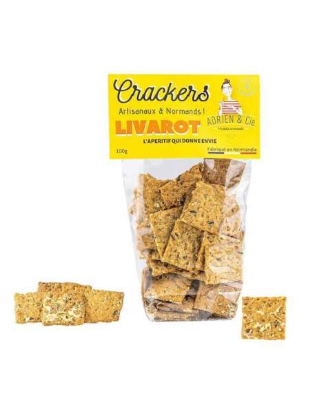 Crackers Livarot Adrien & Cie 100g