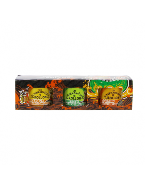 Lot de 3 apéritifs dinatoires découverte Gourmandises de Rollon 3x100g